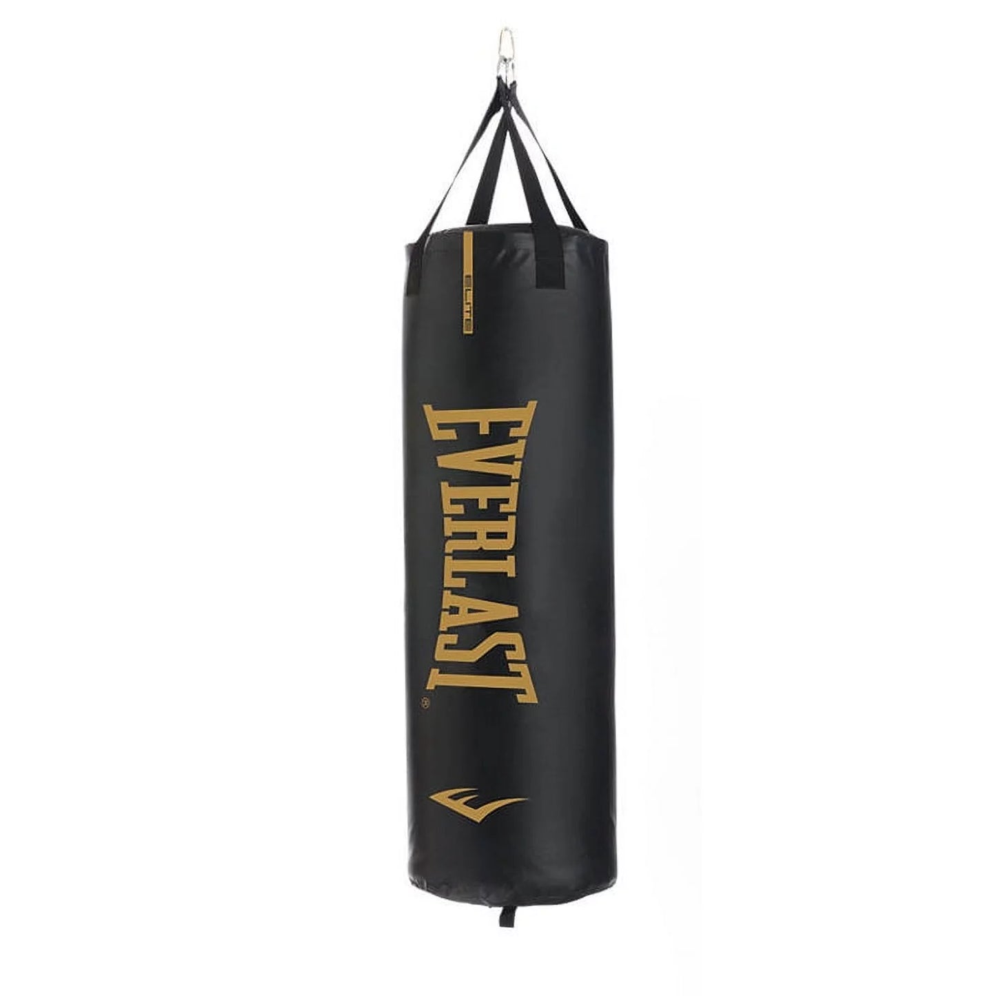 Durable Heavy Punching Bag with Handwrap and Elite Cardio Gloves, Black